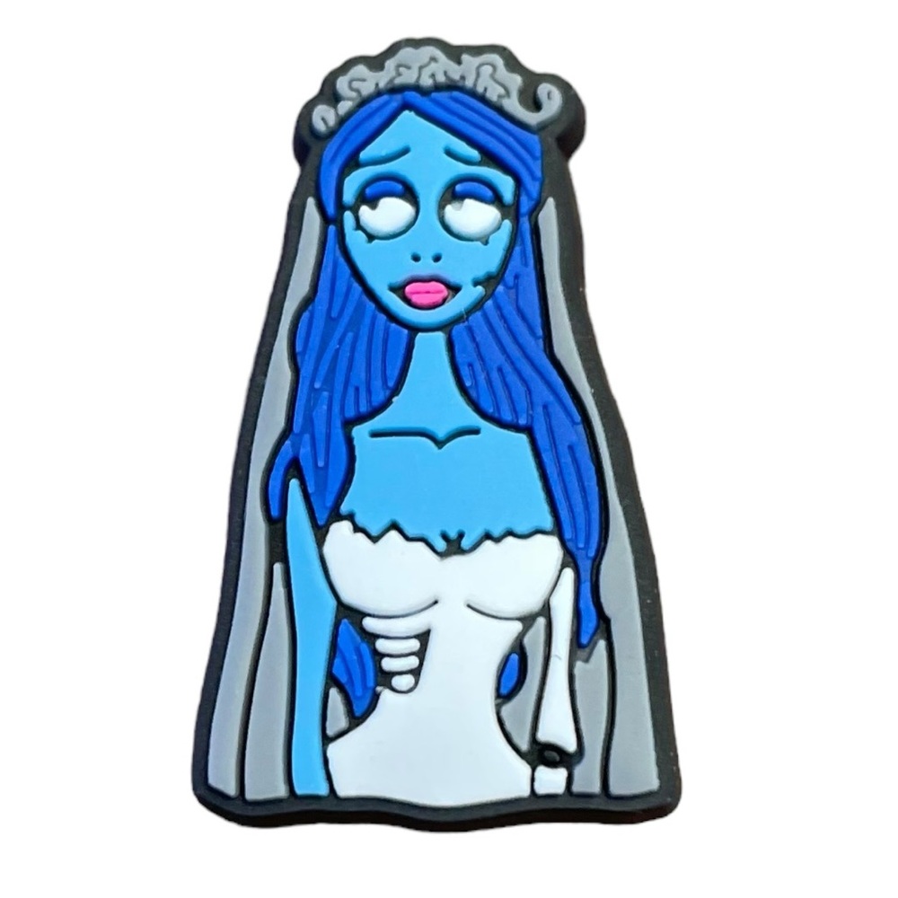 Emily The Corpse Bride Croc Charm